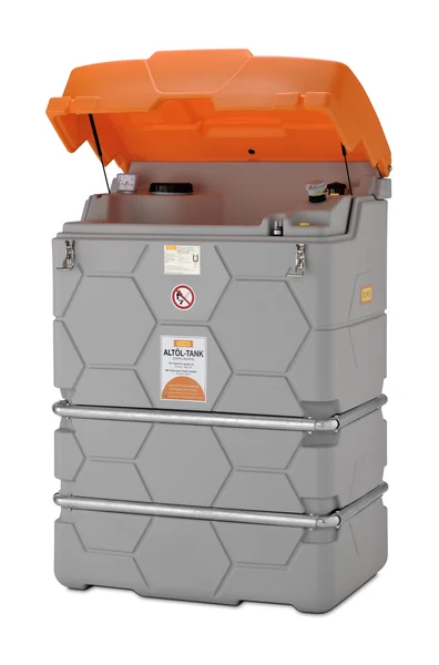 CUBE-Vanjski spremnik za otpadno ulje, 1000 l, s poklopcem na šarke - Image 3