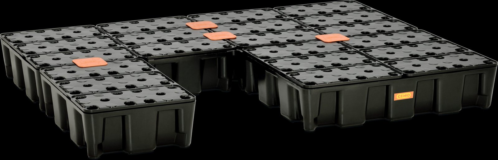 PE sump paleta 25 HD RG s PE rešetkom 60 x 40 x 18 cm