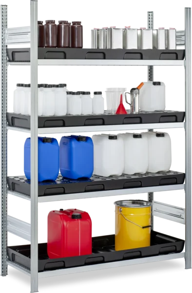 PE-mala posuda za sakupljanje izlijevanja 13/5 bez rešetke, 36 l, 130 x 50 x 10 cm - Image 3