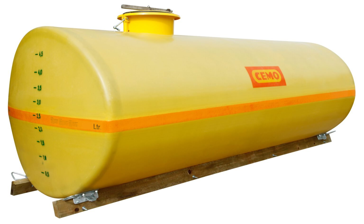 Ovalni spremnik, 10000 l s kupolom od 420 mm, prednji