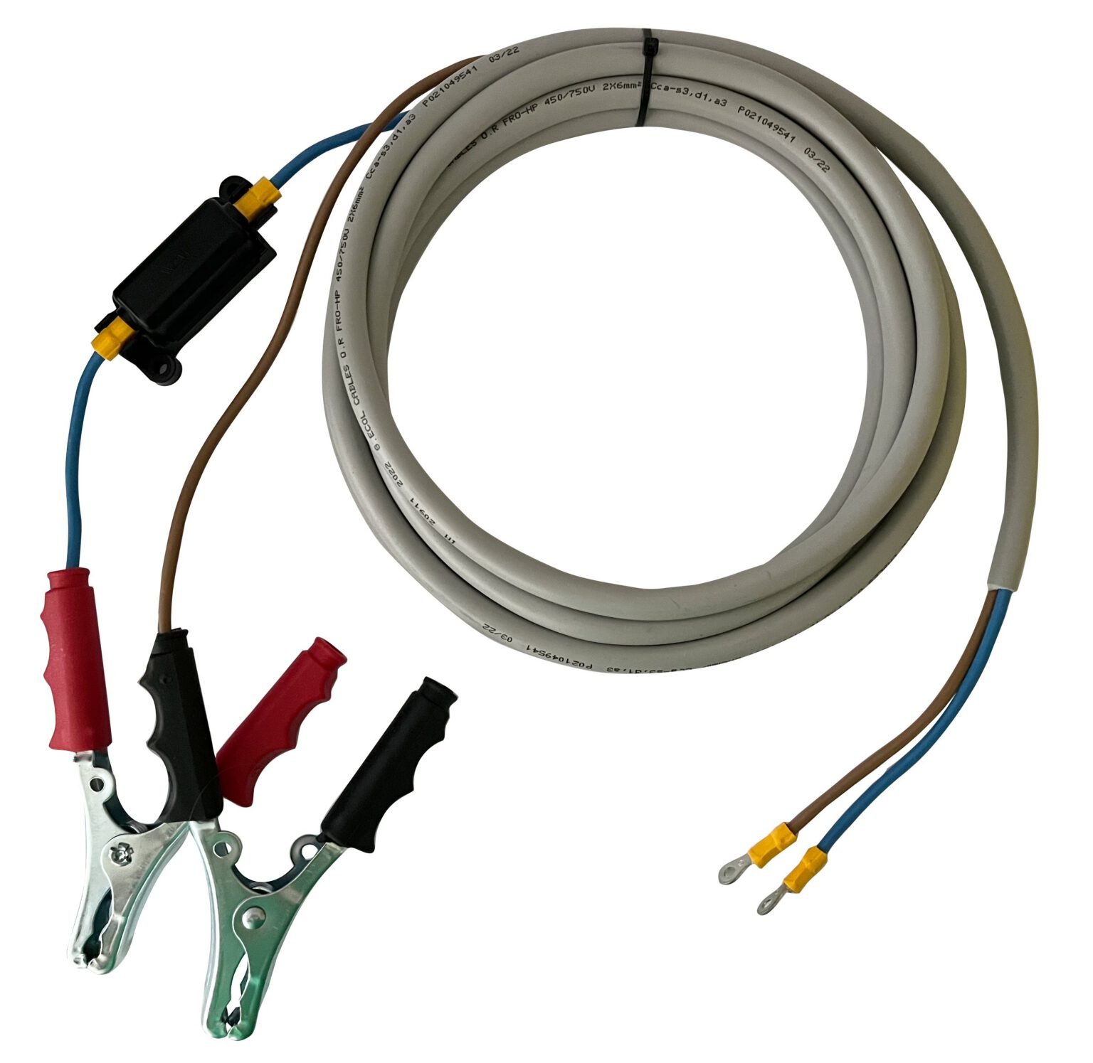 Kabel 4 m, s osiguračem i priključnim terminalom za elektroničku pumpu 12 V